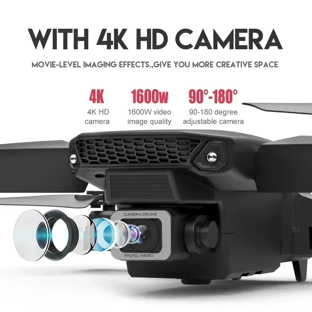 2025 E88Pro 4K RC Drone With 1 - огляд і ціна Eachine Drone E58