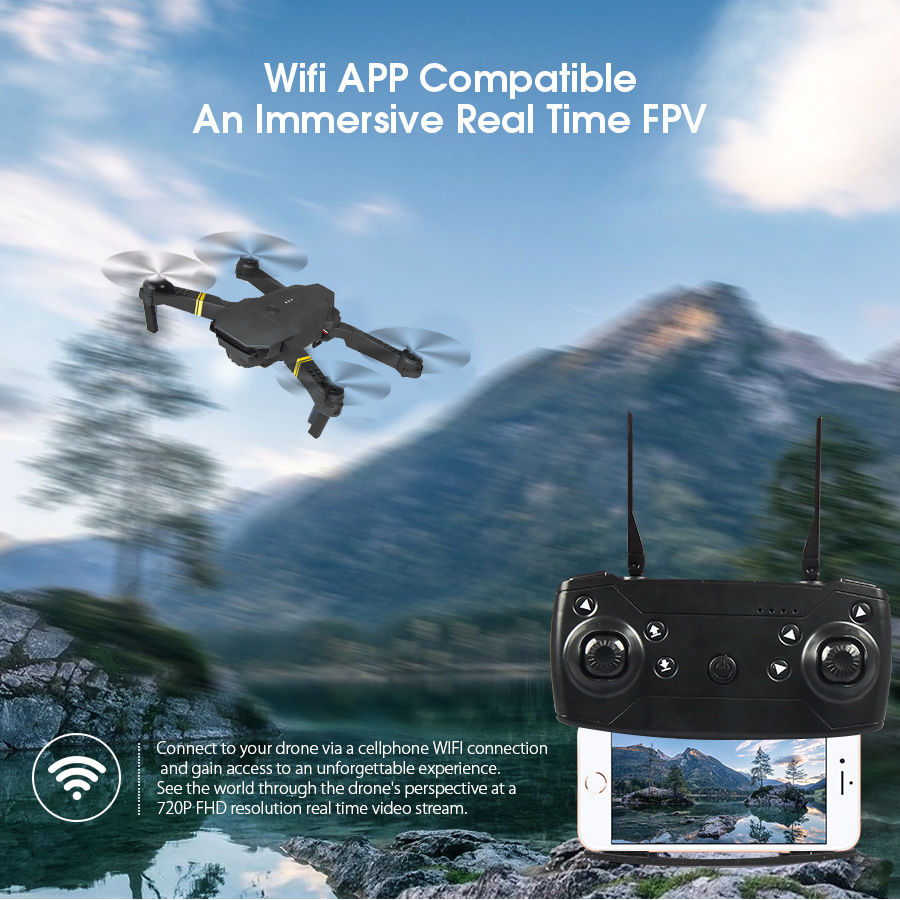 New E88/E58 Professional Aeria - огляд і ціна Eachine Drone E58